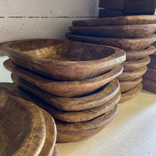 Load image into Gallery viewer, Medium Wooden Dough Bowl
